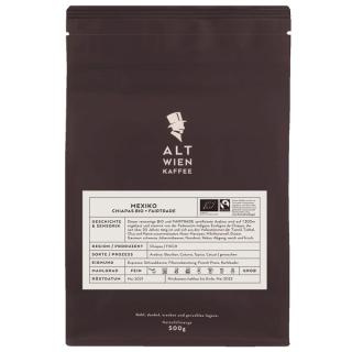 BIO Mexico Chiapas, ganze Bohne