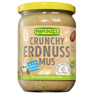 BIO Erdnussmus Crunchy mit Salz