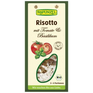 BIO Risotto mit Tomaten & Basilikum