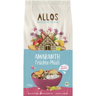 BIO Amaranth Müsli Früchte