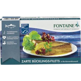 Zarte Bücklingsfilets in Bio Sonnenblumenöl