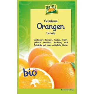 BIO Geriebene Orangenschale