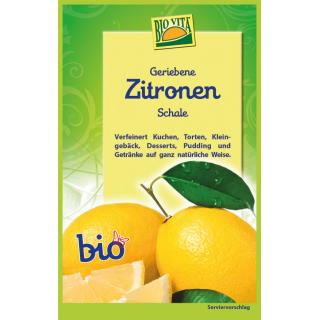 BIO Geriebene Zitronenschale