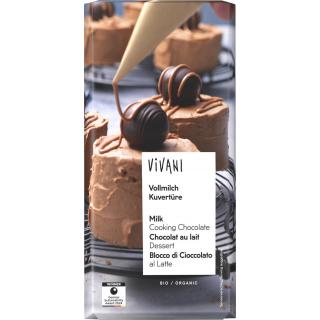 BIO Vollmilch Kuvertüre-Tafel