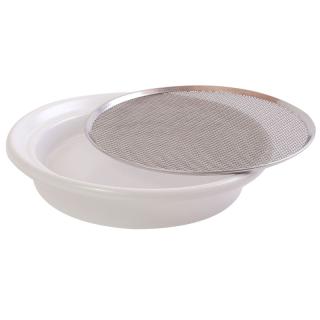 Keramikschale mit Edelstahlsieb 16cm