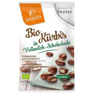 BIO Kürbis in Vollmilch Schokolade