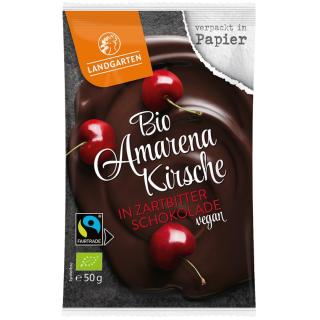 BIO Amarenakirsche in Zartbitter Schokolade