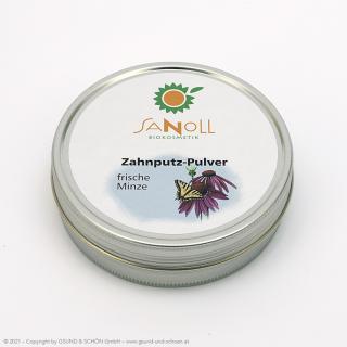 Zahnputz Pulver Minze