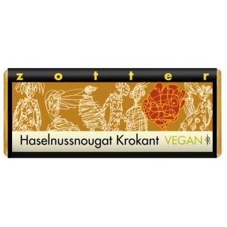 BIO Haselnussnougat Krokant