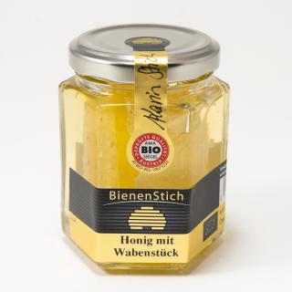 BIO Honig mit Wabenstück