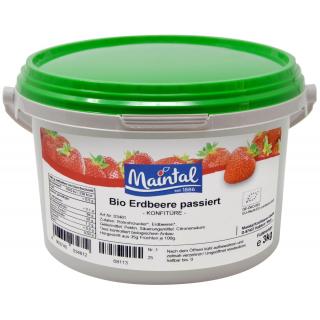 BIO Erdbeer Konfitüre passiert