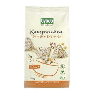 BIO Knusperecken Roter Reis-Kichererbse