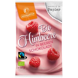 BIO Himbeer in Beeren Schokolade
